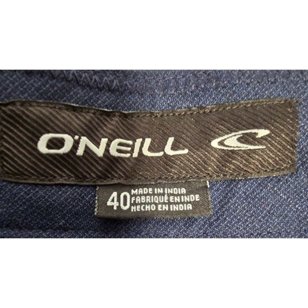 O'Neill Mens Hybrid Shorts Navy Blue Textured 40 Stretch Casual Beach NEW 792 - Picture 5 of 8